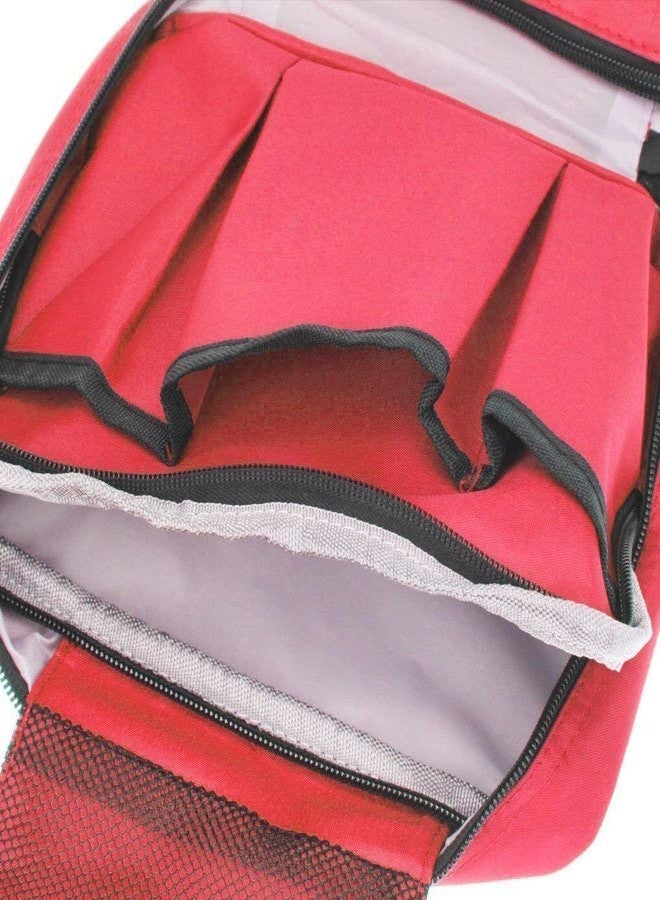 GIANT IMPEX Portable Waterproof Cosmetics Travel Toiletry Bag |Nylon Organizer | Pouch Kit for Men/Women Travel (Black) - Image 4
